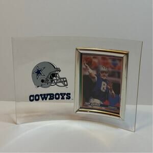 Dallas Cowboys Troy Aikman Card & Card Frame Holder